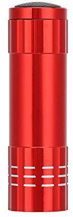 MAPHRWZ Lampada per speratura uova ad alta intensità per allevamento di pollame, strumento di osservazione dello sviluppo di uova fecondate, tester portatile a luce fredda per (Rosso)