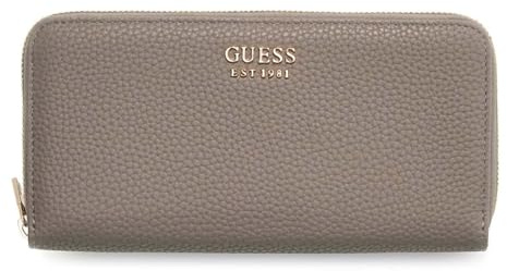 GUESS Geldbörse Brenton SLG Zip Around Wallet Dark Taupe
