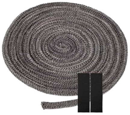 Junta de estufa de leña, sellador resistente a altas temperaturas, cuerda flexible a prueba de calor, protección contra incendios, horno de chimenea para horno de chimenea
