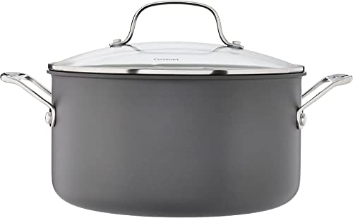 Cuisinart Chef' S Classic Nonstick hard-anodized pentola con coperchio 6 quarts Black