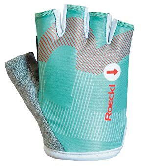 Roeckl Teo Kids Kinder Fahrrad Handschuhe kurz türkis grün 2022: Größe: 5