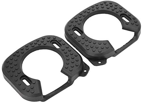 Kuuleyn 2Pcs Road Bike Shoe Cleats, Rubber Cycling Pedal Cleat Cover Bicycle Accessory with 4 Screws Fit for Speedplay Zero, Light Action Outdoor Activities
