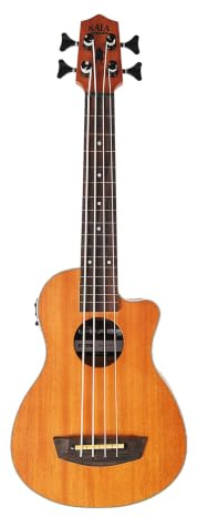 Kala Brand Music Co. SCOUT FRETLESS ACUSTIC-ELECTRIC U•BASS (UBASSSCOUTFL), Satin Mahagoni