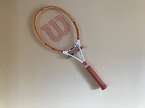 Clipboart® Tennisracket Wandhalterung aus Holz – Minimalistischer Wandhalter für Tennisschläger – Platzsparende Wandmontage – Made in Germany