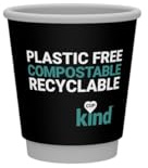 We Can Source It Ltd – 8oz Cup Kind Compostable Paper Cups – Double Walled Hot Drink Cups with Starch Lining – Plastic-Free, Recyclable Cups for Catering and Takeaway – Pack of 100 (No Lids)