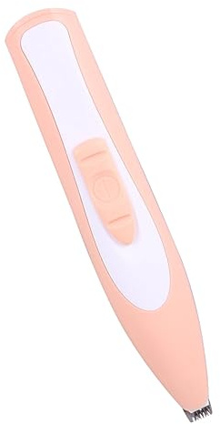 FRCOLOR Recortadora De Pelo Eléctrica Para Mascotas Cortadora Segura Para Perros y Gatos Color Rosa Cuchilla De Inoxidable y Duradera Para Grooming Ruidos