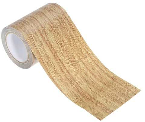 PATIKIL Cinta de Reparación de Veta de Madera 3.15X15 Roble Marrón | Cinta Adhesiva Autoadhesiva con Textura Realista, para Reparar Pisos Puertas Mesas Gabinetes