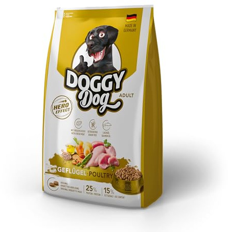 Doggy Dog – torrfoder – 10 kg – fjäderfä vuxen
