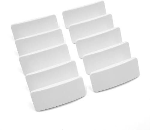 Cockspur Window Handle Striker Plate Wedges (10 Pack) - White (4mm)