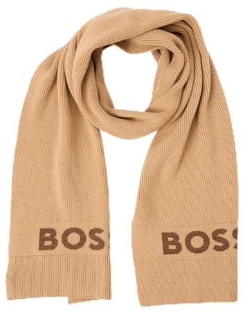 BOSS Elio_Scarf Bufanda, Medium Beige260, Talla única para Hombre