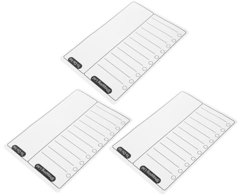 Operitacx Magnettafel für Den Kühlschrank Trocken Abwischbar 3-teiliges Set Terminplantafel Magnetischer Notizblock für Die Verwendung in Küche Büro und Zuhause