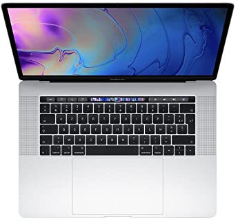 2019 Apple MacBook Pro con 2.4GHz Intel Intel Core i9 (15-pollici, 16GB RAM, 512GB SSD di Memoria) (AZERTY French) Argento (Ricondizionato)