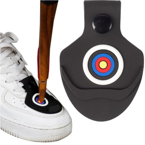 Vobumix Bogenschießen Break Gummi Pad, Recurve Bogen Gliedmaßen Schutz Auf Schuhen Fuß Bogenschießen Break Kleine Bogen Gliedmaßen Spitze Schutz Bogenschießen Zubehör