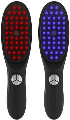 Hair Scalp Massager Brush, Multifunctional Electric Massage Comb, Vibrating Hair Growth Brush, Innovative Hair Restoring Brush, Red Light Scalp Massager Comfortable Hair Brush Spray Comb