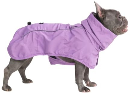 Spark Paws Hunderegenmantel, wasserdichte Winddichte Regenjacke | Für kleine, mittlere, große und extra große Hunde, reflektierend, atmungsaktiv, mit vollständigem Körperschutz