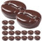 Toddmomy 25pcs Diy Faux Beans Artificial Coffee Beans for Decor Reusable Models Adornment Restaurant Props