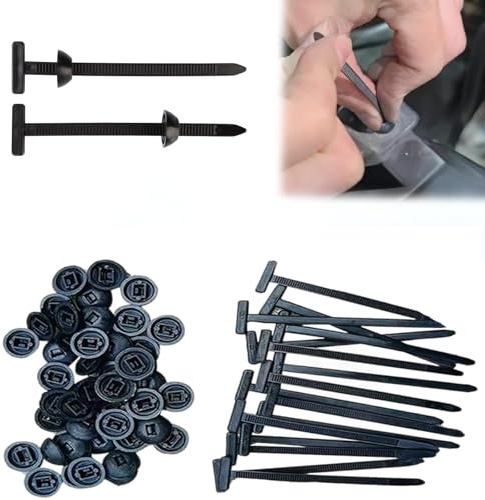 100pcs Serre Cable Plastique,Serre Câbles en Nylon à Usage Général,Serre Cable Autobloquant,Pour Réparation Automobile, Fixation Rapide