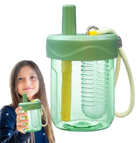 Celuicion Bottiglie d'acqua per bambini per bambini Bottiglia d'acqua per bambini Bottiglia sportiva per viaggio 500 ml a prova di perdite, bottiglie riutilizzabili adatte