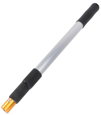 Hemobllo Récolteuse de Noix Ramasse-Balles Portable avec Perche Télescopique en Alliage d'Aluminium, Argenté, sans Se Baisser