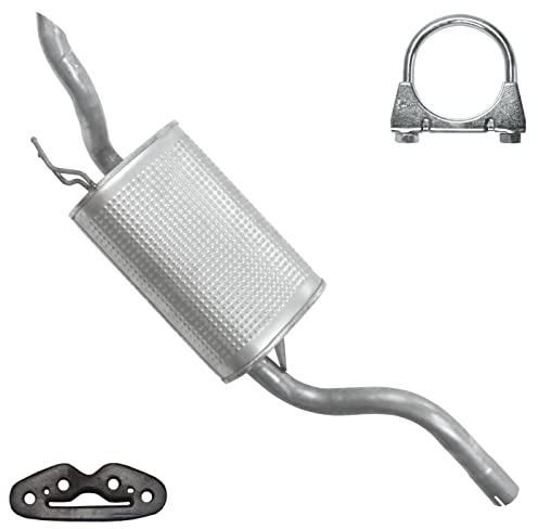 POLMOstrow Pot d’échappement pour Fiat Punto 2 II (188) 1999-2007 | Pot d’échappement arrière, Moteurs : 1.2 | Hayon