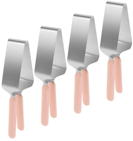 NUOBESTY Tagliapasta per Torte in Acciaio Inox 4 Pezzi, Taglia Torta Portatile per Dolci e Formaggi, Strumento per Matrimonio e Feste, Utensile per Cucina e Ristorazione