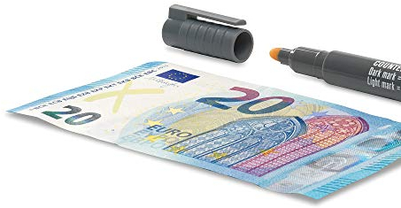Safescan 30 Geldprüfstift zur schnellen Überprüfung von Banknoten - Prüfstift für Geldscheine - Set mit 10 Banknotenprüfstiften