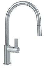 Franke Ambient - Miscelatore monocomando estraibile per lavello Medium Nichel satinato.