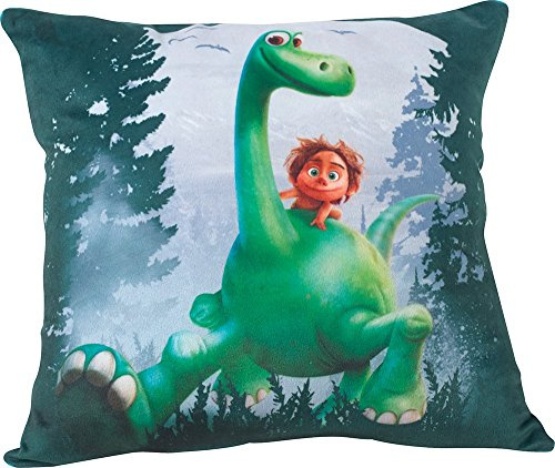 Fun House 712600 Disney Arlo barnkudde fyrkantig poly bomull grön 35 x 14 x 35 cm