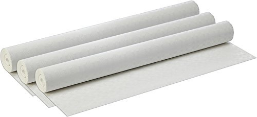 PAPSTAR 12542 Papiertischtuch mit Damastprägung, 50 m x 1 m, weiß (3 Rollen)