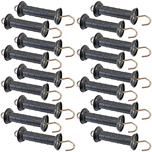 VOSS.farming 20x Torgriff mit Haken für Weidezaun, extra stabil, mit Zugbegrenzung