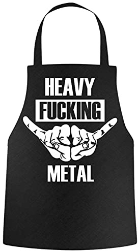Spaß Kostet Grillschürze Sprüche Heavy Fucking Metal
