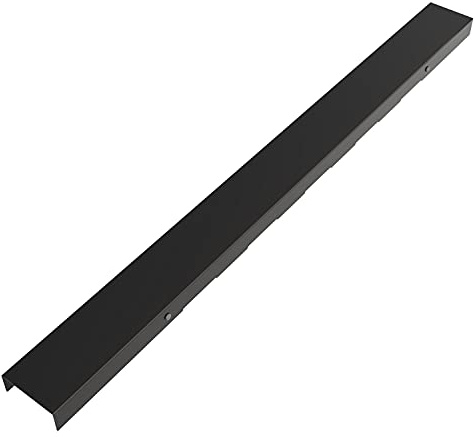 Abdeckung für Duschrinne AQUABAD® SDS Schwarz Matt (Rost einzeln!) / Länge: 90 cm, aus Edelstahl/Design: „BORD“