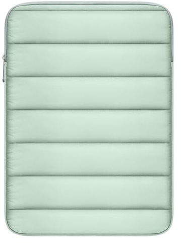 MoKo Funda Blanda para Tabletas de 9-11 Pulgadas, Bolsa Portátil con Proceso de Acolchar Anticaídas Compatible con iPad Air 5 10.9 2022, iPad Pro 11 2021-2018, Tab S8 11/Tab A 10.1, Guisante Verde