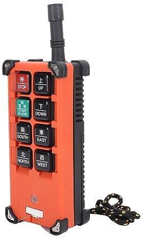 Mando A Distancia de Grúa, Manija de Control de Grúa Inalámbrica Industrial Joystick de Grúa de Polipasto Remoto de Radio Impermeable de 100 M, para Camión Volquete, Remolque, Elevador