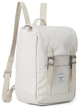 Herschel Zaino unisex, modello mini, unico scomparto, chiusura magnetica con cinghie, tasche interne e sul davanti, spallaci lisci e regolabili, manico per trasporto a mano, dimensioni 29x23x
