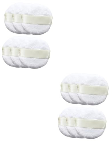 Healeved 20pièces Éponge De Maquillage Ultra Courte Peluche Pour Fond De Teint Et Houpette Cosmétique Blanche Et Fille