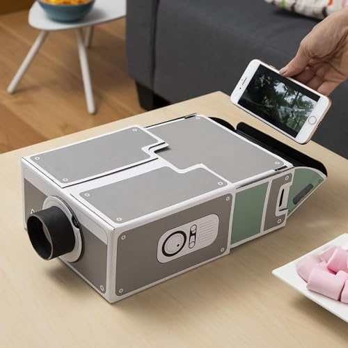 Vintage Portable Smart Phone Projector Screen for Cell Phone Movie Night