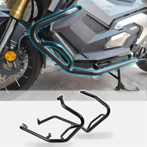 WOOGA Inférieur Barre de pare-choc pour moteur de moto protecteur de cadre Protection contre les chutes du réservoir de carburant pour Ho&n&da X-ADV 750 XADV 750 XADV750 2017-2026 (Noir A)