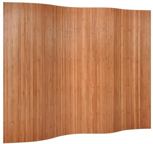 vidaXL Cloison de séparation Marron 165x250 cm Bambou, écran de séparation de pièces, séparation de Bureaux, écran de séparation, séparation de pièces