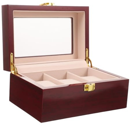 SOIMISS Uhrenbox Aus Elegante Aufbewahrungsbox Für Uhren Praktischer Schmuck-organizer Mit Minimalistischem Design Für Reisen Und Zuhause Vielseitige Aufbewahrungslösung Für Schmuck