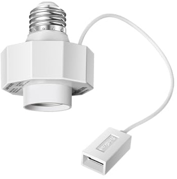USB Light Socket Outlet Adapter 5V 1.5A – Professional Outdoor Power Solution for WYZE Cam V3/V4, Blink Mini, Eufy, and Tapo Cameras