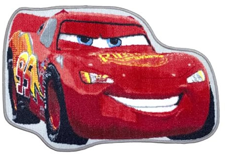 Nada Home 6912 Disney Cars Teppich rutschfest Kinder Lightning McQueen 50 x 75 cm