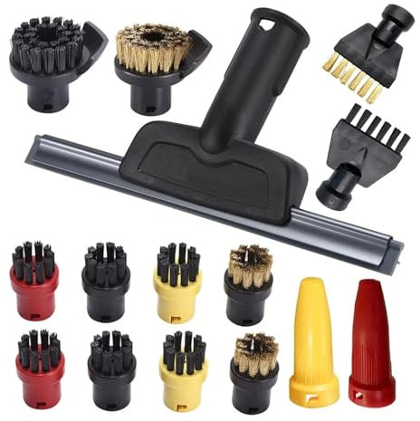 Paño de mopa a vapor compatible con aspiradora de mano Karcher Easyfix Sc2 Sc3 Sc4 Sc5, cabezal de cepillo, accesorio de boquilla potente(Light green)