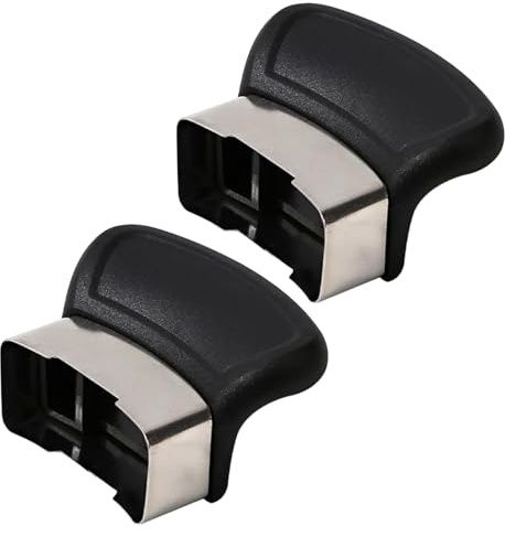 Peosaard Accessori da cucina, Manici di ricambio per pentole 2 pezzi Maniglie laterali in bachelite resistenti al calore per pentole smaltate compatibili con induzione Design a foro singolo, Maniglia