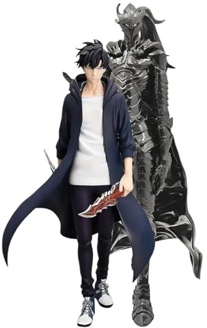 Diohauxi Sung Jin Woo Figuren Statue Beru Stehende PVC Anime Actionfigur für Desktop Display Home Decor