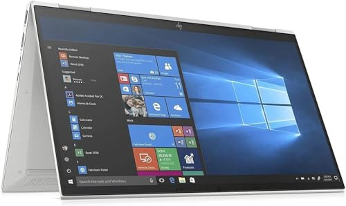 HP EliteBook X360 1030 G7 Laptop Touchscreen 2 in 1 13,3 FHD Notebook Intel Core i5-10310U, 16GB RAM, 512GB SSD, Tastiera QWERTY, Windows 11 Pro (Ricondizionato)