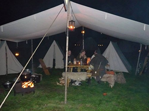 10ft x 20ft tarp TARPAULIN pre medival civil war canvas tent for Living history Reenactment bell frame knight