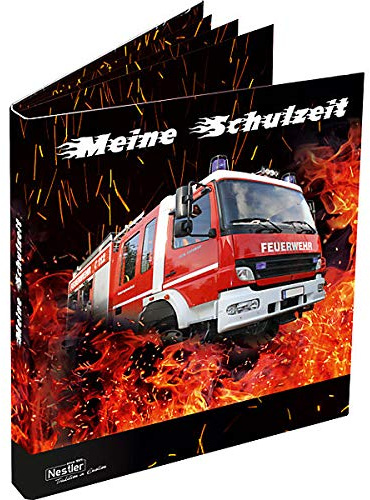 Nestler Zeugnismappe Feuerwehr Ringbuch Ablage Zeugnisse