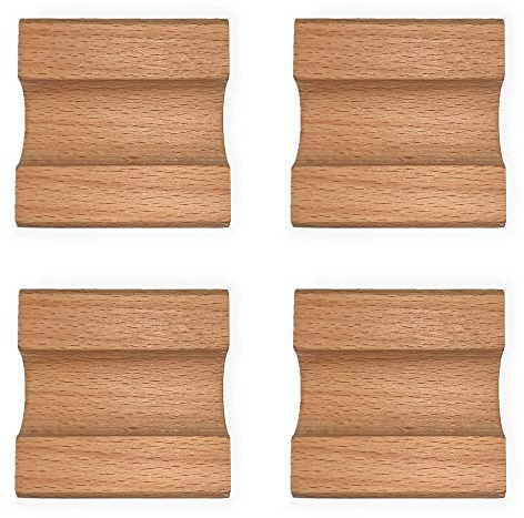 rewoodo KlixxOs Kugelbahn Premium Holzspielzeug aus Deutschland (Einzelteile, Bahn 4X 5 cm)