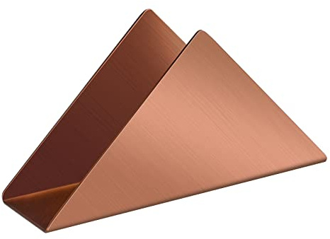 Lidwot Serviettenhalter aus Edelstahl 304# in Roségold, für Tisch, stehender Taschentuchspender aus Metall, Organizer für Küche, Esstisch, Cocktail, Picknick, Bar, Serviettenhalter, aufrechter